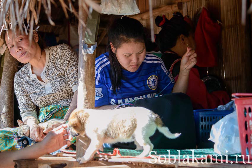 поседение племени лаху в Чианграе, Таиланд