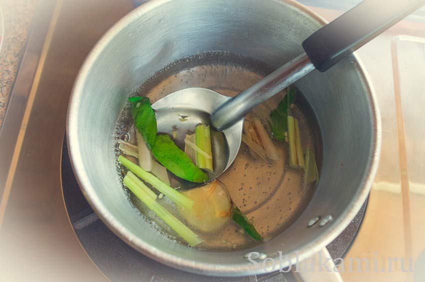 Тайский суп Том Ям Кунг: пошаговый рецепт с фото